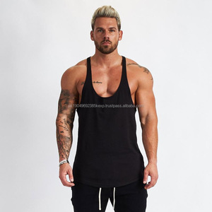 Wholesale Custom Logo <b>Mens</b> Tank <b>Top</b> Fitness Sportswear Outwork Sleeveless Singlet <b>Men</b> Stringers - Product Image 2