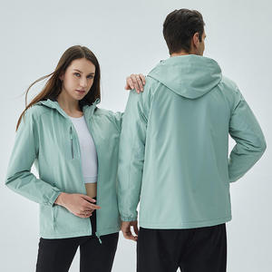Veste de randonnée coupe-vent unisexe avec fermeture éclair sur le devant, logo d'entreprise personnalisé, en polaire imperméable, softshell, pour l'hiver - Product Image 4
