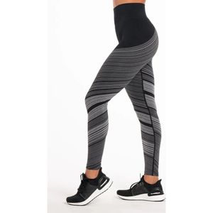 Leggings Deportivos de Cintura Alta para Mujer, 100% Algodón, Diseño Sólido, Compresión, Sin Costuras, para Yoga y Levantamiento de Pesas - Product Image 2