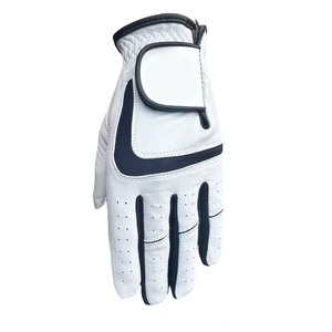 Guantes de Golf Blancos Ligeros de Cuero Genuino Cabretta para Hombre, con Ajuste Duradero Personalizable, Accesorios Deportivos - Product Image 4