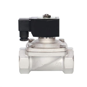 วาล์วโซลินอยด์ทองเหลืองสแตนเลสขนาด 1 นิ้ว สำหรับน้ำและอากาศ 12v DC วาล์วโซลินอยด์สำหรับเครื่องฉีดพลาสติก - Product Image 4