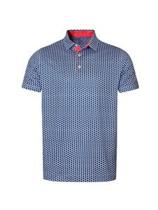 Camiseta de Golf Personalizada para Hombre 2025, de Alta Calidad, Antiarrugas, de Secado Rápido, Transpirable, Estampada, Tejida, Sublimada, con Efecto Puff Plus, Venta al Por Mayor - Product Image 2