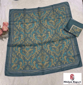 Custom Satin Printed <b>Scarf</b> Manufacturer Wholesale OEM ODM Private Label Personalized Design Promotion Gift Kenya Nigeria Ghana - Product Image 2