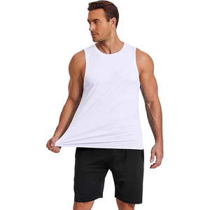 Mens Dry Fit <b>Workout</b> <b>Tank</b> <b>Top</b> Sleeveless - Product Image 1