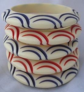 Bracelet jonc épais en résine pour femme, bijou fantaisie fait main, modèle ange poli, grande taille - Product Image 2