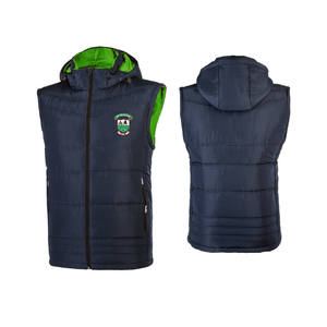 <b>Men</b>’s Gaelic Football GAA Puffer Vest Custom Logo <b>Lightweight</b> Insulated Sleeveless Winter <b>Jacket</b> Fabric Sports Utility Vest - Product Image 1