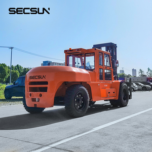 Сверхмощный противовесный вилочный погрузчик SECSUN 10 тонн 12 тонн дизельный погрузчик с закрытой кабиной - Product Image 5