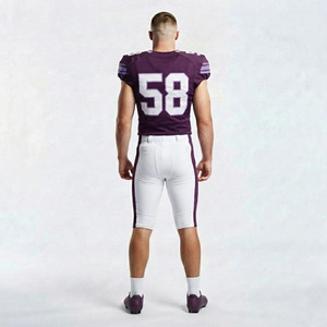 Customized American Football Uniform Mesh Jersey and Integrated <b>Padded</b> Game <b>Pants</b> Personalized Wholesale Sports Team Apparel - Product Image 2