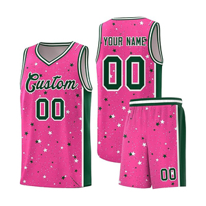 Uniformes de Baloncesto Personalizados de Poliéster para Hombre, Pantalones Cortos Transpirables de Secado Rápido Antiolor, Uniformes de Sublimación para Equipos - Product Image 2