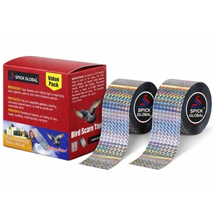 Cinta Repelente de Aves Reflectante Iridiscente Multiusos, Rollo de Cinta Holográfica Resistente a los Rayos UV para Granjas, Jardines y Balcones - Product Image 4