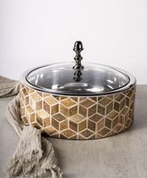 Matériel de restauration pour restaurants, chauffe-plats de présentation, plat de buffet haut de gamme en acier inoxydable, pour usage en restauration et mariages, 100 pièces, luxe moderne