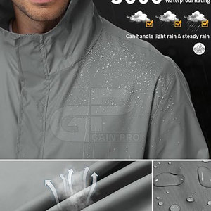 Veste de golf coupe-vent confortable pour hommes, résistante au vent, légère, respirante, vêtements de performance athlétique pour l'extérieur - Product Image 4