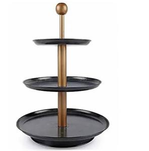 Soportes Metálicos con Acabado Dorado de Estilo Moderno, Soporte de Diseño Moderno para el Hogar, Hotel, Restaurante, Soporte para Pastelitos de Cumpleaños - Product Image 2