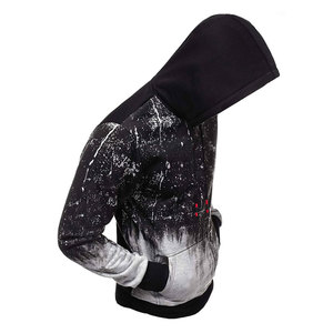 Sweat à capuche oversize tendance pour homme en molleton polyester/coton épais brodé, effet délavé à l'acide, vente en gros, commandes en gros, prix compétitif - Product Image 4