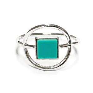 Bohemian 925 <b>Silver</b> <b>Garnet</b> <b>Ring</b> Bezel Setting Gemstone <b>Rings</b> Unisex Everyday Wear - Product Image 4