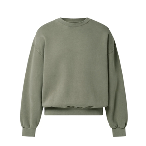 เสื้อสเวตเชิ้ตผู้ชายทรงปกติ คอกลม ผ้าฟลีซอุ่นสบาย แขนยาว ผ้าฝ้ายถัก สวมใส่สบายๆ ในฤดูหนาว - Product Image 5