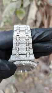 Best Selling Exclusive Diamond <b>Watch</b> for Men with Skeleton Dial Design and Automatic Movement for Luxury Available For Sale - Product Image 5