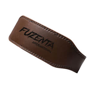 Cinturón de Gimnasio Personalizable de Cuero Negro Acolchado de Doble Hebilla de 4 Pulgadas para Levantamiento de Pesas y Fitness, Cinturón de Levantamiento de Pesas Más Vendido - Product Image 1