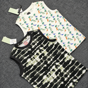 Débardeurs imprimés pour enfants, design OEM, 100% coton tricoté, respirant, séchage rapide, style décontracté intelligent, vêtements d'été, fabricant OEM/ODM - Product Image 2