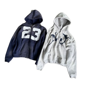 Sudaderas con Capucha para Hombre, Estilo Casual, Lavado Ácido, Talla Grande, Venta al Por Mayor, Logotipo Personalizado - Product Image 2