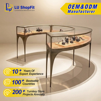 Vitrine de présentation de bijoux sur mesure en métal, présentoir de montres antiques en acier inoxydable, présentoir de bagues pour la vente au détail