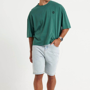 Camiseta Blanca Personalizada con Hombros Caídos, Algodón Premium, Estilo Urbano, para Impresión Serigráfica - Product Image 5