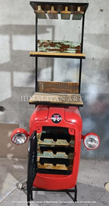 La Mejor Colección: Mueble Frontal para Tractor Massey Ferguson con Botellero y Portavasos, Arte Antiguo del Himalaya - Product Image 2