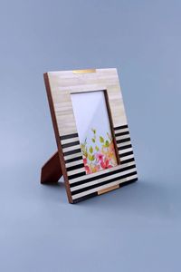 Marco de Fotos Artesanal Premium con Incrustaciones de Hueso, Hecho a Mano, Elegante Marco Decorativo de Sobremesa para Sala de Estar, Decoración del Hogar, Artículo de Regalo - Product Image 3