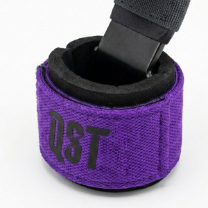 Neoprene Weightlifting Wrist Support Heavy Duty Lifting Hooks Anti Slip Grip Breathable Gym Training <b>Straps</b> Deadlift Strength - Product Image 4