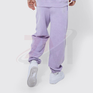 Conjunto Deportivo de Algodón 100%, Estilo Casual de Verano y Otoño, Color Lavanda, con Capucha, Manga Larga, Color Sólido, Personalizable - Product Image 4
