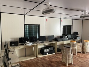 ห้องเรียนเคลื่อนที่แบบตู้คอนเทนเนอร์ (20 x 10 ฟุต) - โครงสร้างเหล็กแบบโมดูลาร์ - Product Image 6