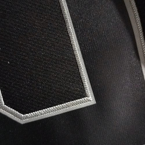 Breathable Quick Dry Custom White <b>Baseball</b> Jersey Button Up Team Shirt Blue Piping Trim OEM ODM Private Label Manufacturer - Product Image 4