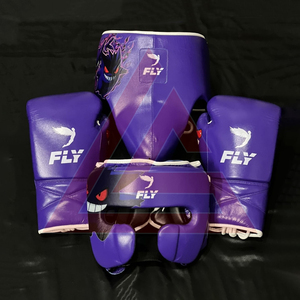 ชุดฝึกซ้อมมวยฟลายบ็อกซิ่งรุ่นใหม่ปี 2026 ชุดหนังแท้สีม่วงแบบกำหนดเอง ชุดฝึกซ้อมมวย MMA คิกบ็อกซิ่ง สำหรับผู้ใหญ่ - Product Image 1