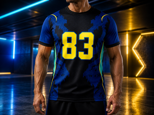 Uniforme Deportivo Personalizado de Poliéster, Ligero, con Impresión 3D, Secado Rápido, Tela que Absorbe la Humedad, Logotipo Frontal Sublimado Personalizado - Product Image 5