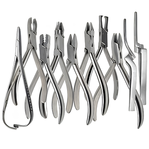 Lot de 10 instruments orthodontiques manuels en acier inoxydable à poignée ergonomique – Vente Flash - Product Image 4