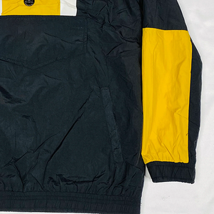 Alpha Cortavientos Retro con Bloques de Color y Media Cremallera, Ligero, con Capucha, Bolsillo Canguro, Impermeable, Resistente al Viento, Tallas Grandes - Product Image 6