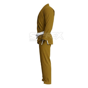 High Quality BJJ Gi Uniform Brazilian Jiu Jitsu Training Suit Breathable Cotton Martial Arts Kimono For Adults - Product Image 4