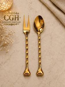 Best Quality Eco-Friendly Durable <b>Gold</b> Plated Long Handle Metal Multifunctional <b>Kitchen</b> <b>Utensil</b> Set for Home Restaurant Hotel - Product Image 1