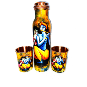 Botellas de Agua de Cobre con Impresión Elegante para Hidratación, Alto Aislamiento Térmico, Aptas para Alimentos, para Compradores Comerciales - Product Image 1