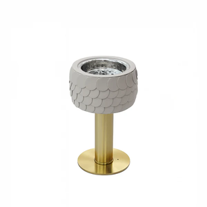Quemador de Incienso Aromático con Base Metálica y Diseño de Patrón de Escamas, para Uso en Todas las Estaciones, para Aromaterapia - Product Image 1