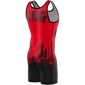 Latest Powerlifting <b>Singlets</b> Unisex <b>Wrestling</b> <b>Singlet</b> Custom Doublets <b>Singlets</b> with Sublimation <b>Men's</b> Fighting Suit - Product Image 2
