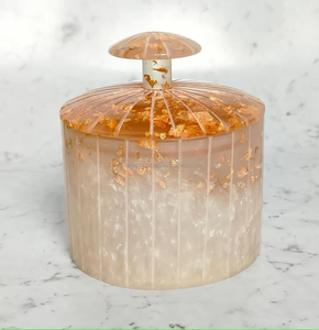 Best Artizon Studio Designer Canister Resin Eco-Friendly Non-Toxic Kitchen Jar Lid Sugar Pot Camping Use Home Made India <b>Honey</b> - Product Image 4