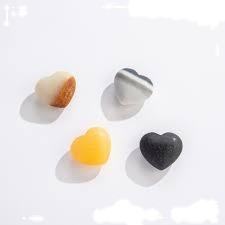 Coeur onyx pierre arc-en-ciel, coeur pierre cristal, coeur marbre onyx - Product Image 2