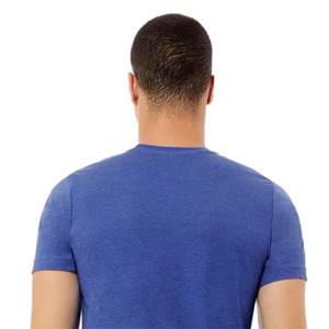 เสื้อยืดคอกลมทรงปกติสำหรับผู้ชาย ผ้าฝ้าย 100% ปรับแต่งได้ แห้งเร็ว ระบายอากาศดี แขนสั้น ผ้าถัก ย้อมสีพื้น สไตล์ลำลอง สตรีทแวร์ - Product Image 3