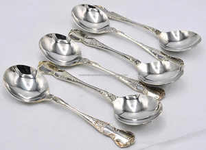 Modern Stainless Mirrored Steel Flatware Spoon <b>Fork</b> Knife Set for Home & Restaurant Use Low Price Cutlery Spoon for Parties - Product Image 5