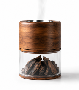 Quemador de Bakhoor de Madera y Acrílico de Lujo, Cámara de Humo Moderna, Porta Incienso Oud, Decoración Árabe para el Hogar, Regalo Religioso Ecológico - Product Image 6
