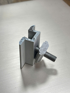 VNTECH GLOBAL - Serre-câble intermédiaire pour panneau solaire en aluminium haute résistance, réglable, avec boulon en acier inoxydable - Product Image 2