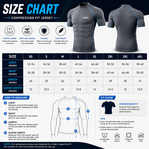 Fabricante de Camisetas de Compresión Personalizadas, Camiseta Deportiva de Manga Corta, Ropa Deportiva de Alto Rendimiento para Gimnasio y Fitness - Product Image 5
