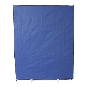 Armario Portátil de Tela No Tejida de 5 Capas y 12 Compartimentos, Color Azul Marino, 133x46x170cm - Product Image 3