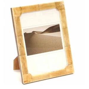 Cadre photo tendance de qualité supérieure en os incrusté, blanc et marron, pour la décoration de la maison et des hôtels - Product Image 4